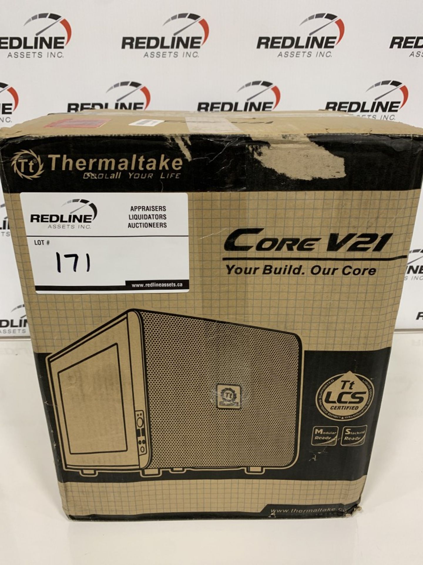 THERMALTAKE - CORE V21 MID-TOWER PC CASE W/ TEMPERED GLASS