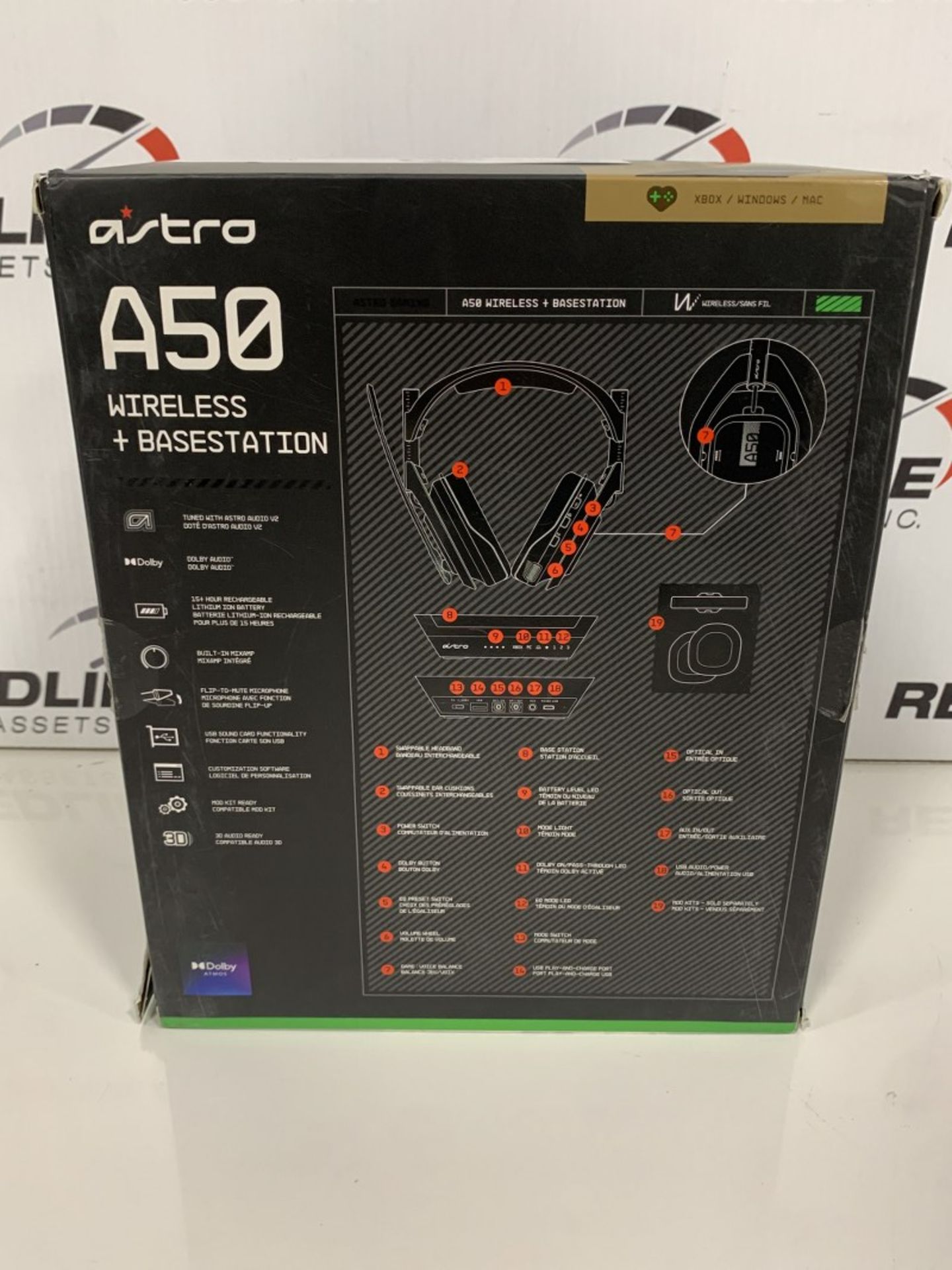 ASTRO - A50 WIRELESS HEADSET W/ BASE STATION - Image 2 of 2