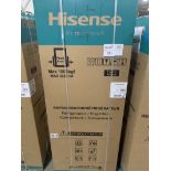 Hisense - RF15A4CSE 28in. 14.8 cu ft. Titanium Counter Depth 4-Door Refrigerator with Recessed