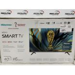 HISENSE - 40" LED SMART TV W/ ANDROID TV