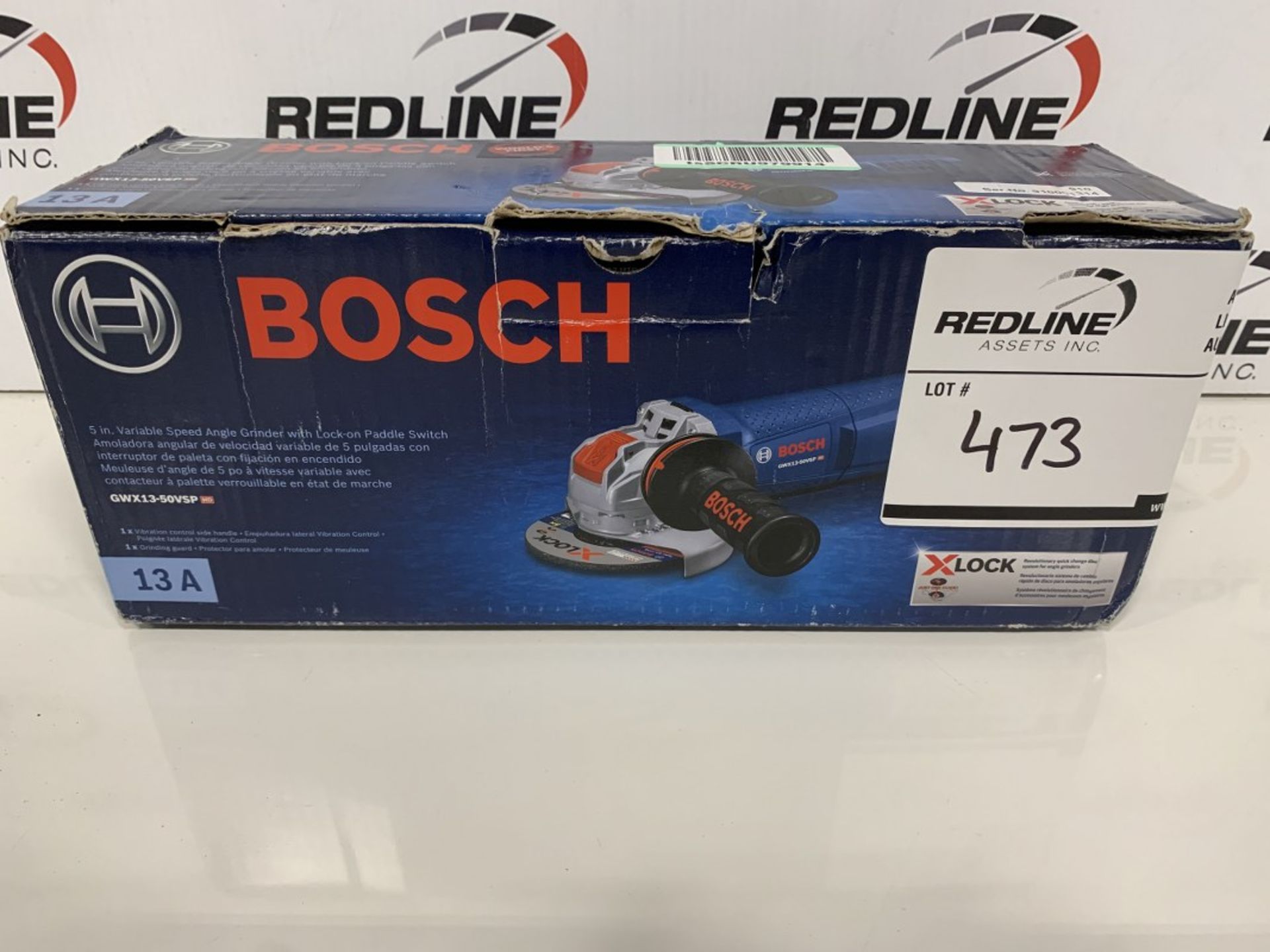 BOSCH - 5" VARIABLE SPEED ANGLE GRINDER