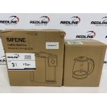 SIFENE - COFFEE MACHINE & GLASS ELECTRIC KETTLE