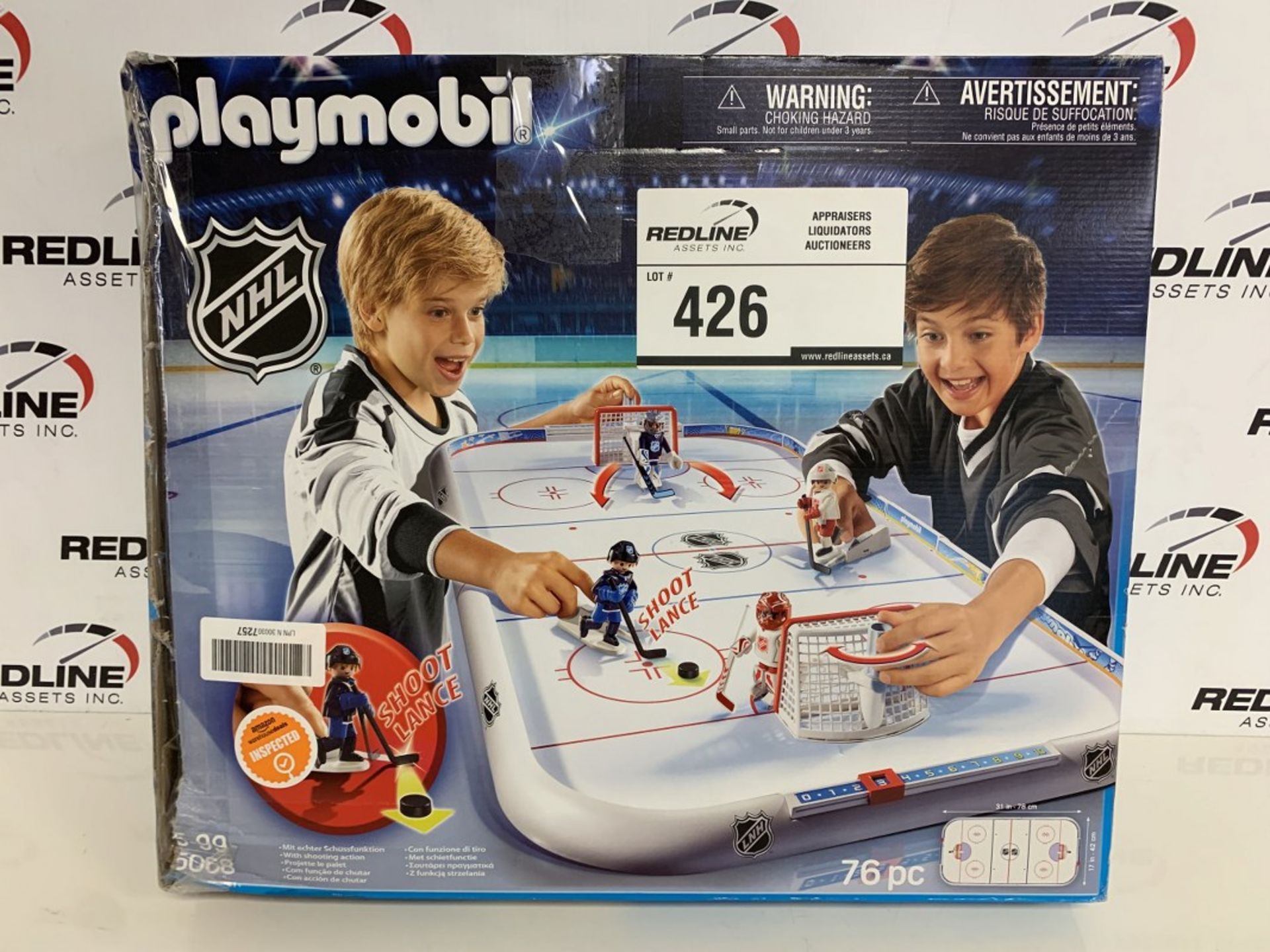 Nhl - Playmobile Table Top Hockey Set