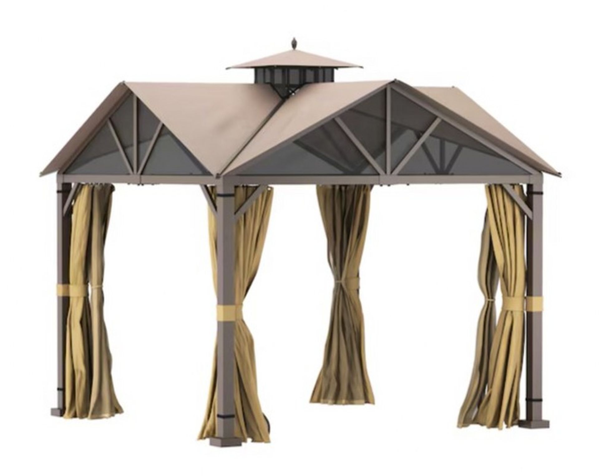 Style Selections - Gabled Soft Top Gazebo