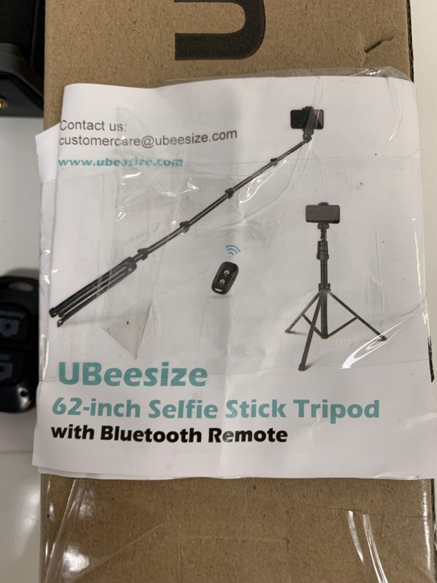 Ubeesize - 62" Selfie Stick Tripod Pad With Bluetooth Remote - Image 2 of 2