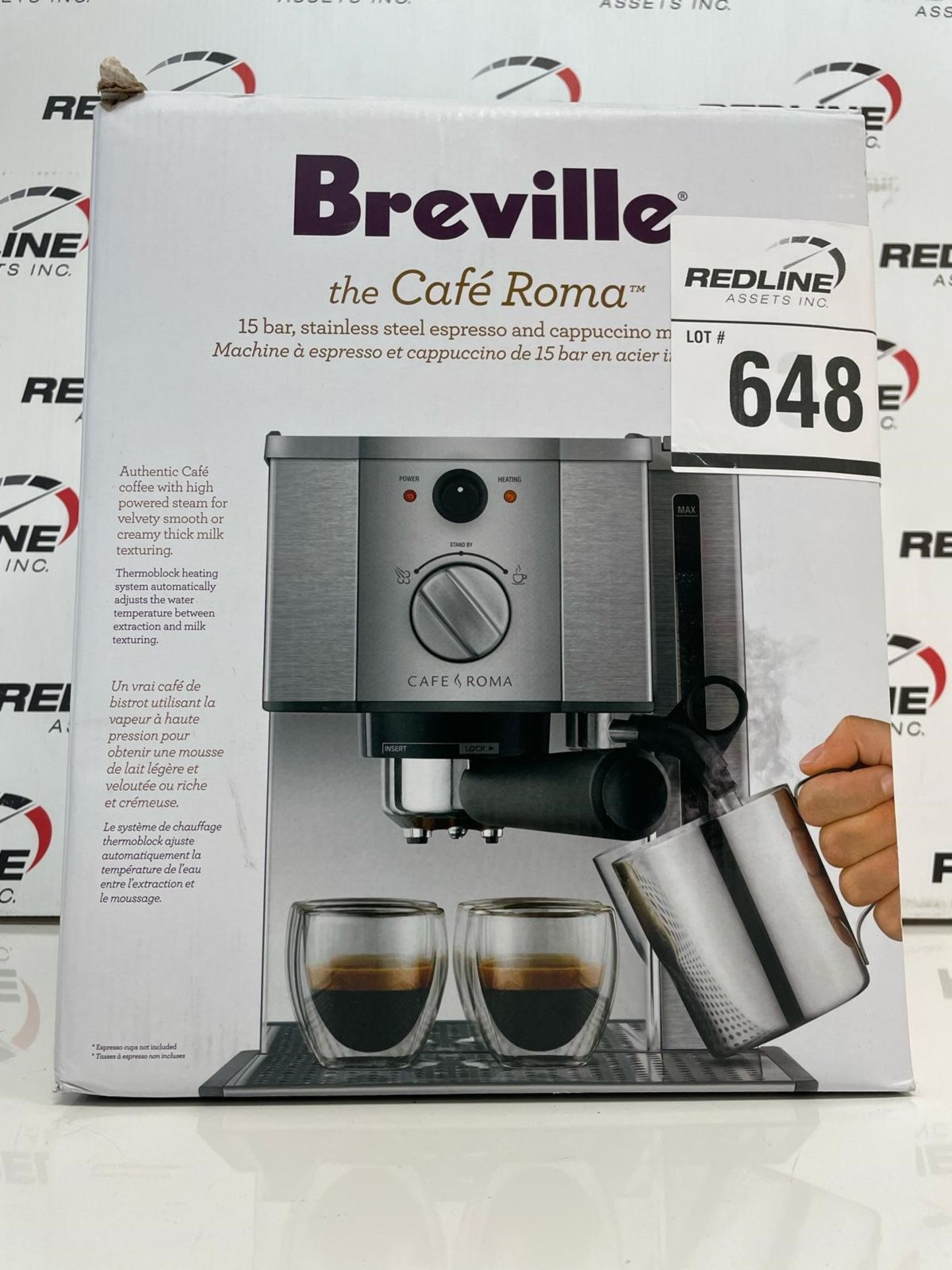 Breville - the Cafe Roma - Espresso & Cappuccino Machine