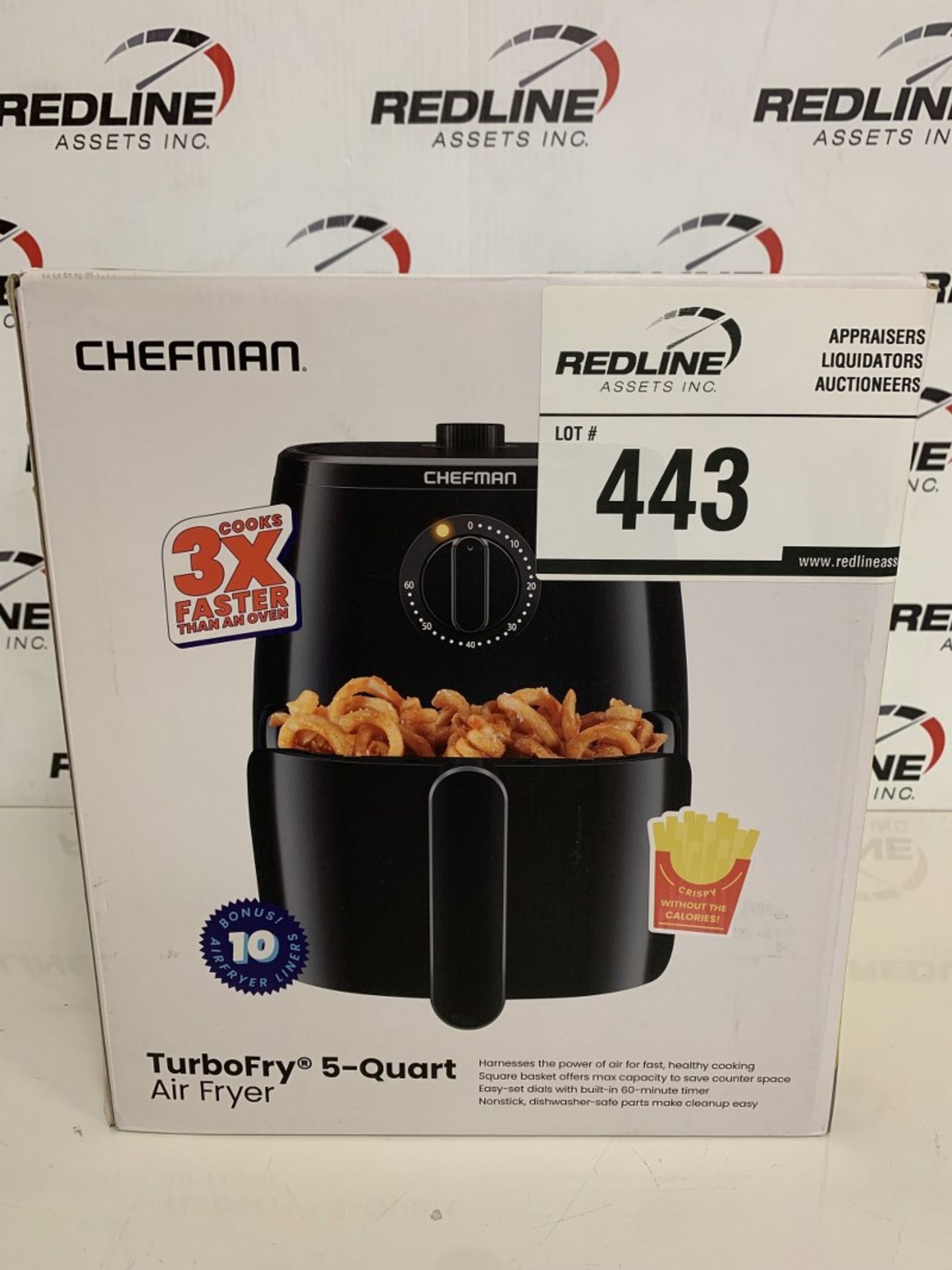 Chefman - Turbofry 5 Quart Air Fryer