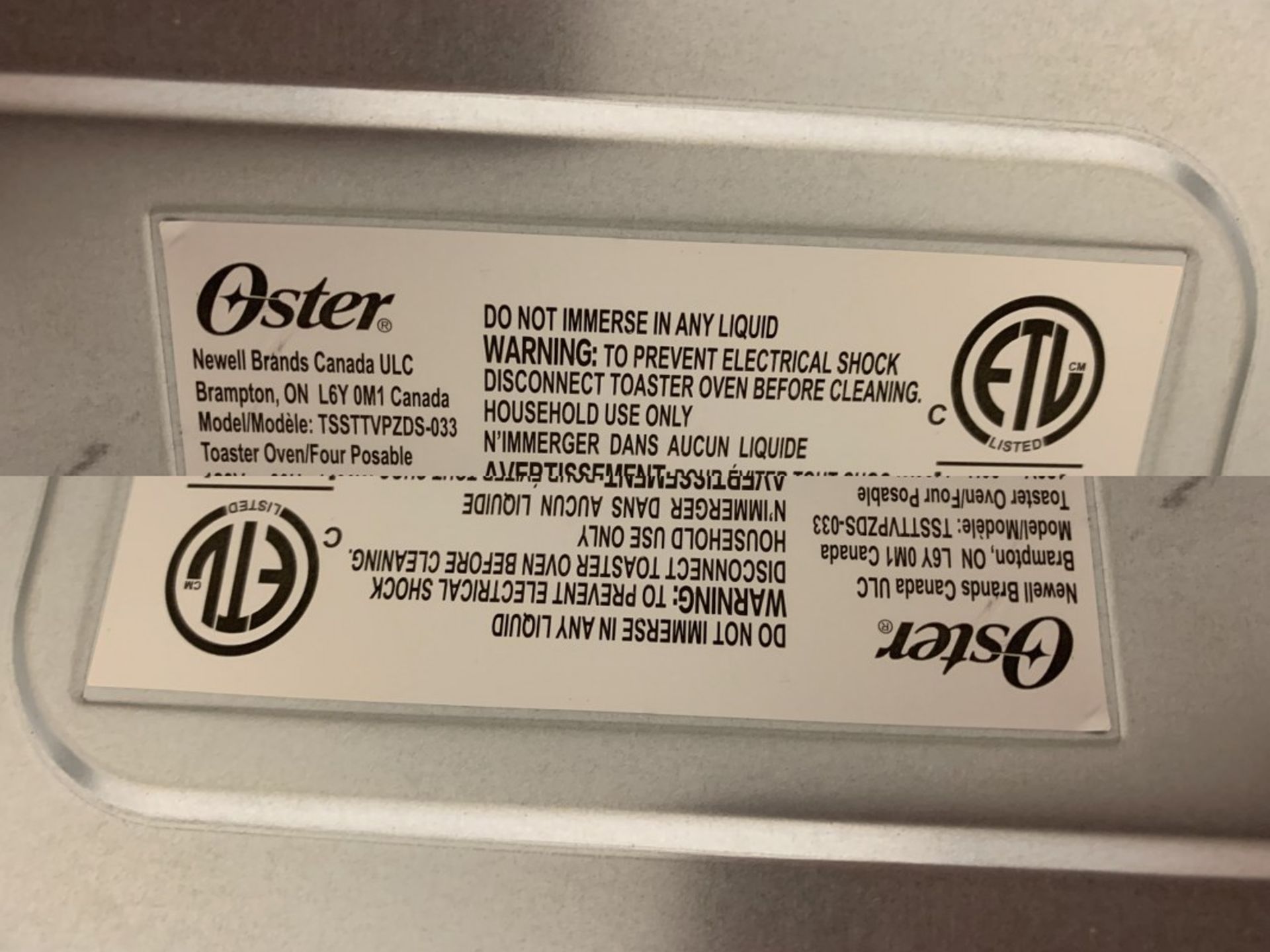 Oster - Toaster Oven - Image 2 of 3
