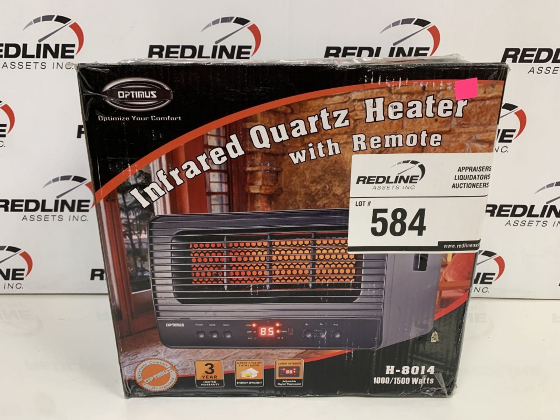 Optimus - Infrared Quartz Heater With Remote