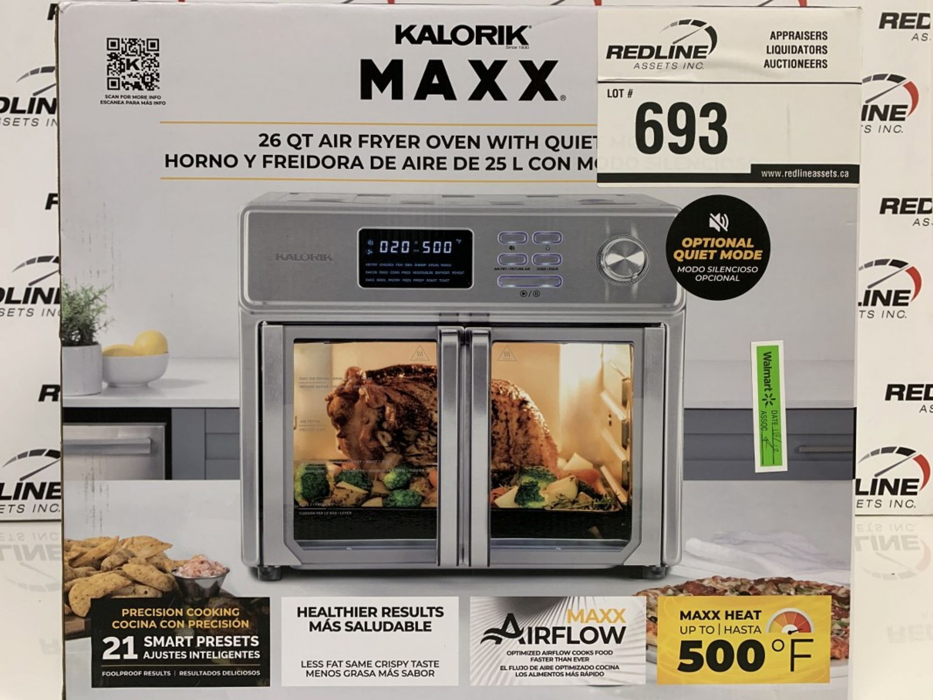 Kalorik - Maxx 26 Qt Air Fryer Oven With Quiet Mode