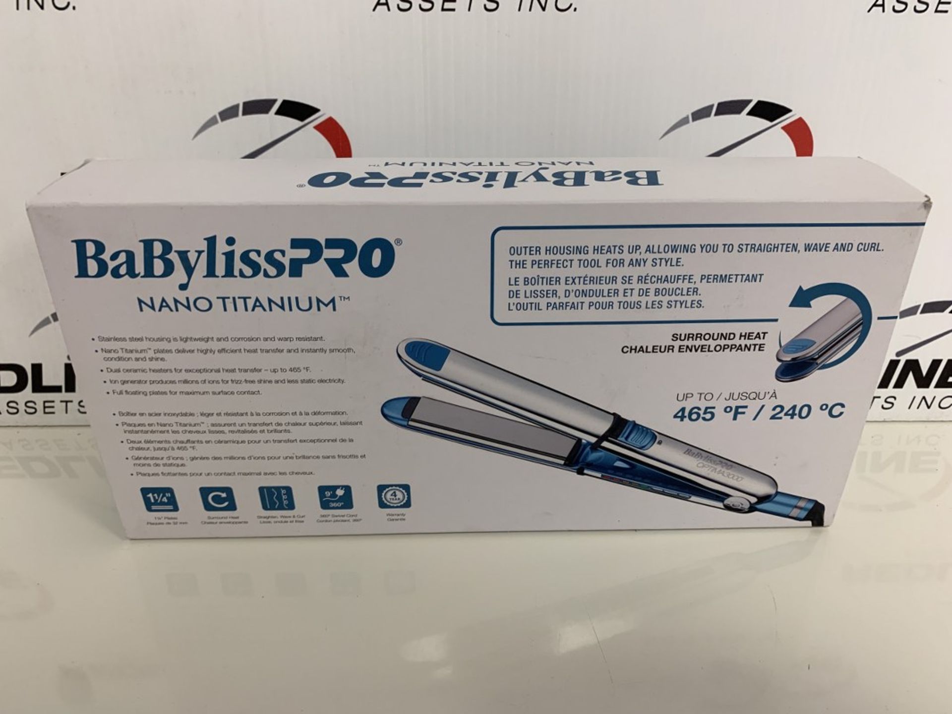 Babylisspro - Nano Titanium - Stainless Steel Flat Iron - Image 2 of 2