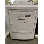 LG - Dryer, 27" Width, Electric Dryer, 7.3 cu. ft. Capacity, 3 Temperature Settings, Steel Drum,