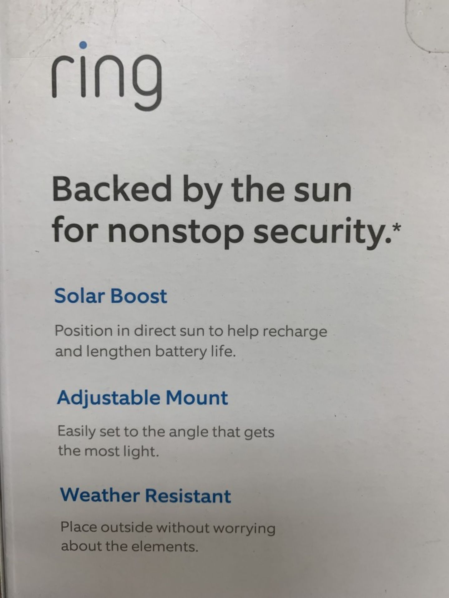 Ring - Weather Resistant Solar Pannel - Image 2 of 2