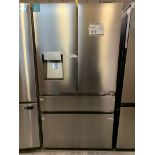 Hisense - 136-inch W 20 cu. ft. 4 Door Refrigerator with My Fresh Compartment in Titanium Finish -