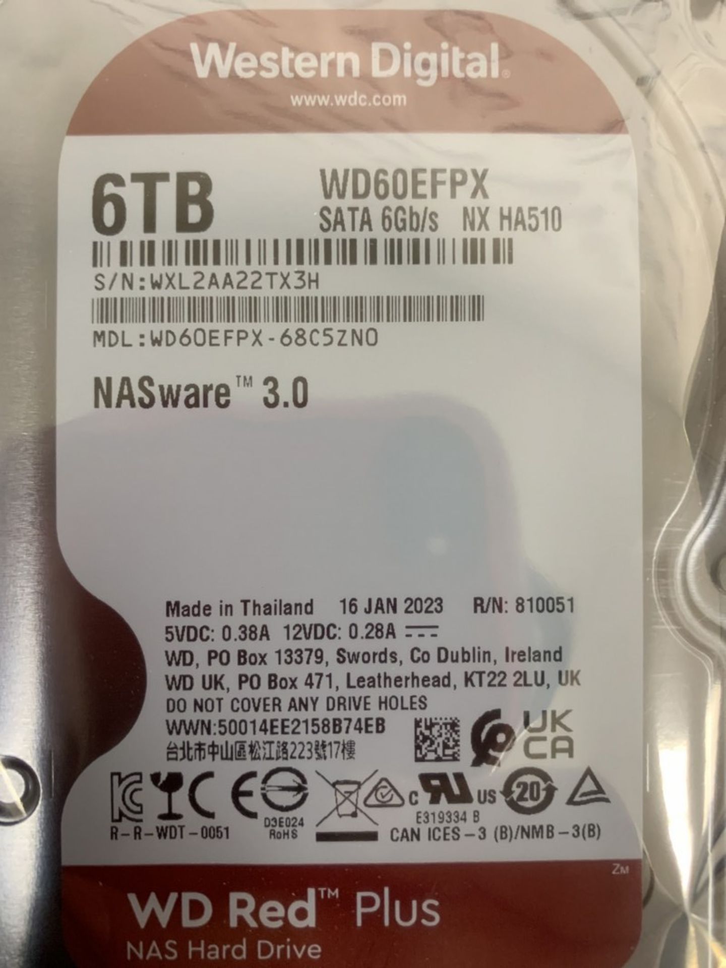 Western Digital - 6Tb Wd Red Mechanical Hard Drive - Image 2 of 2