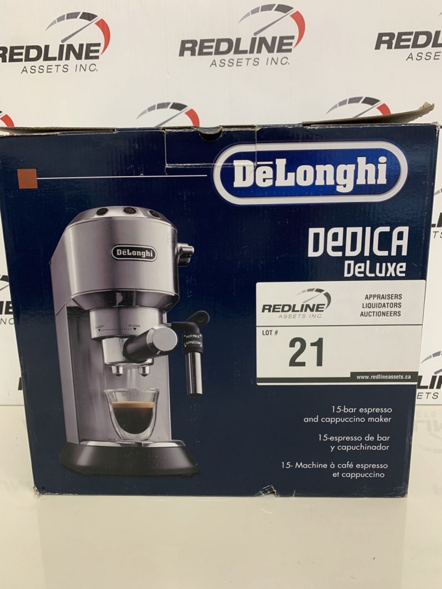 Delonghi - Cedica Deluxe - 15 Bar Espresso And Cappuccino Maker