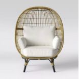 Opal House - Southport Patio Egg Chair With Metal Legs