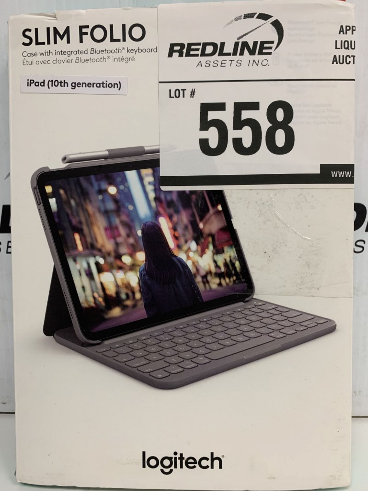 Logitech - Slimfolio Ipad Case With Keyboard