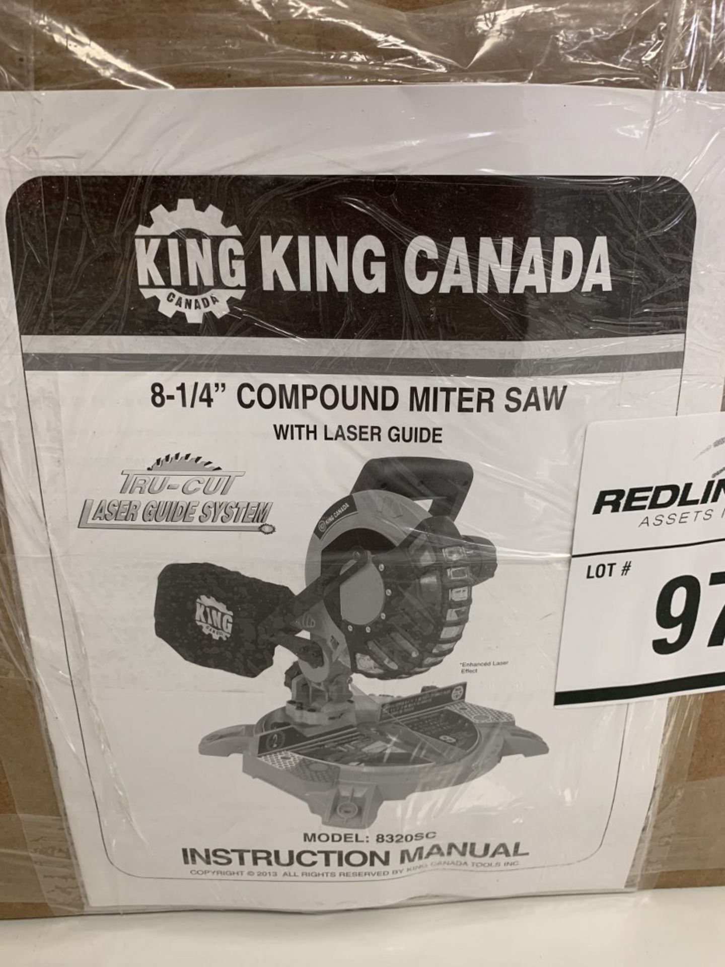 King Canada - 8 1/4 Compound Miter Saw - Image 2 of 2