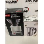 Mixed Lot - Bodum Electric Coffee Grinder & Secura Automatic Milk Frother