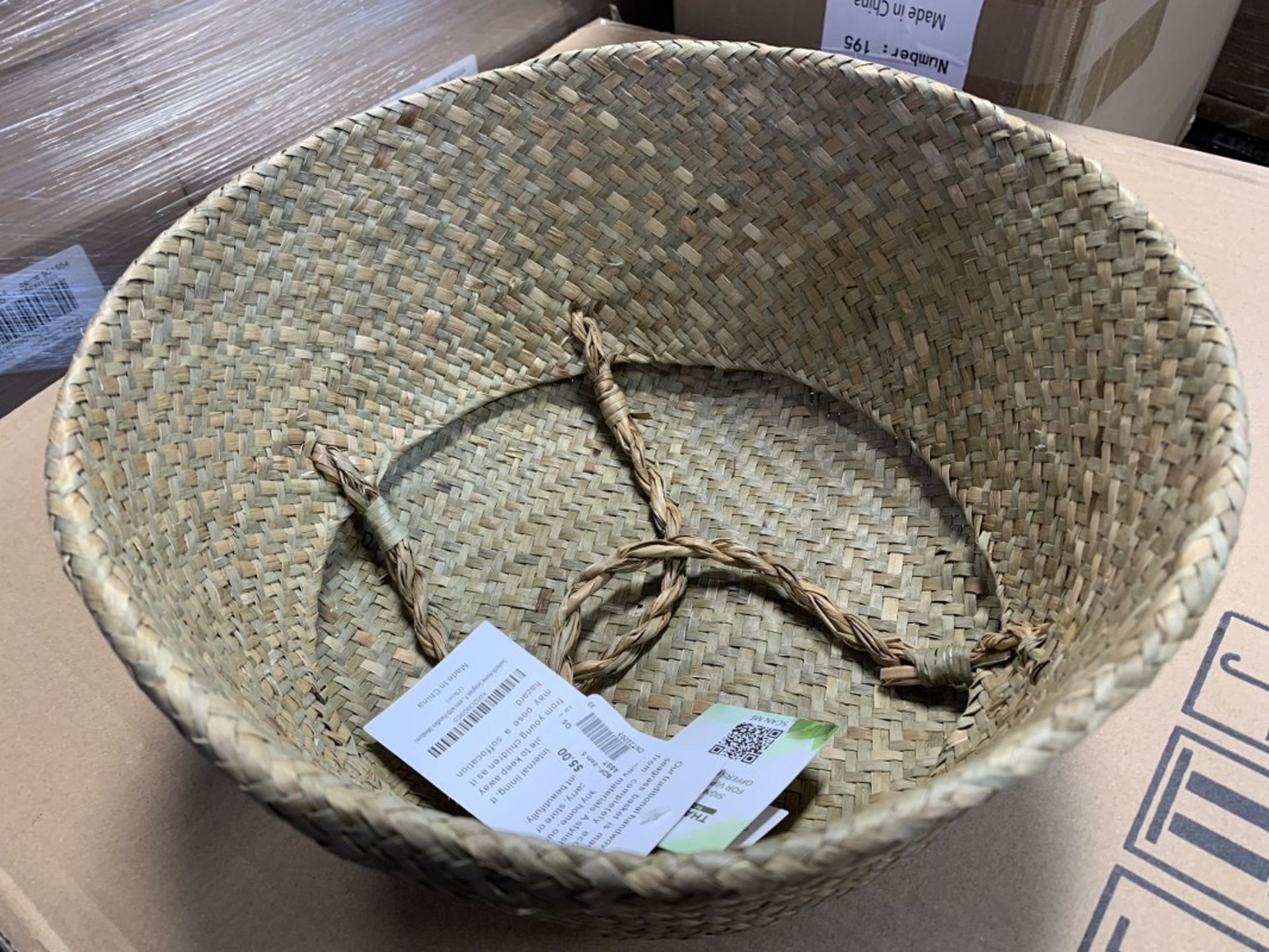 Seaforth Home - 32Cm Seagrass Basket - 44/Box - 10 Boxes - Image 2 of 3