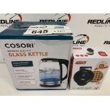 Mixed Lot - Cosori Glass Kettle & Dash Waffle Maker