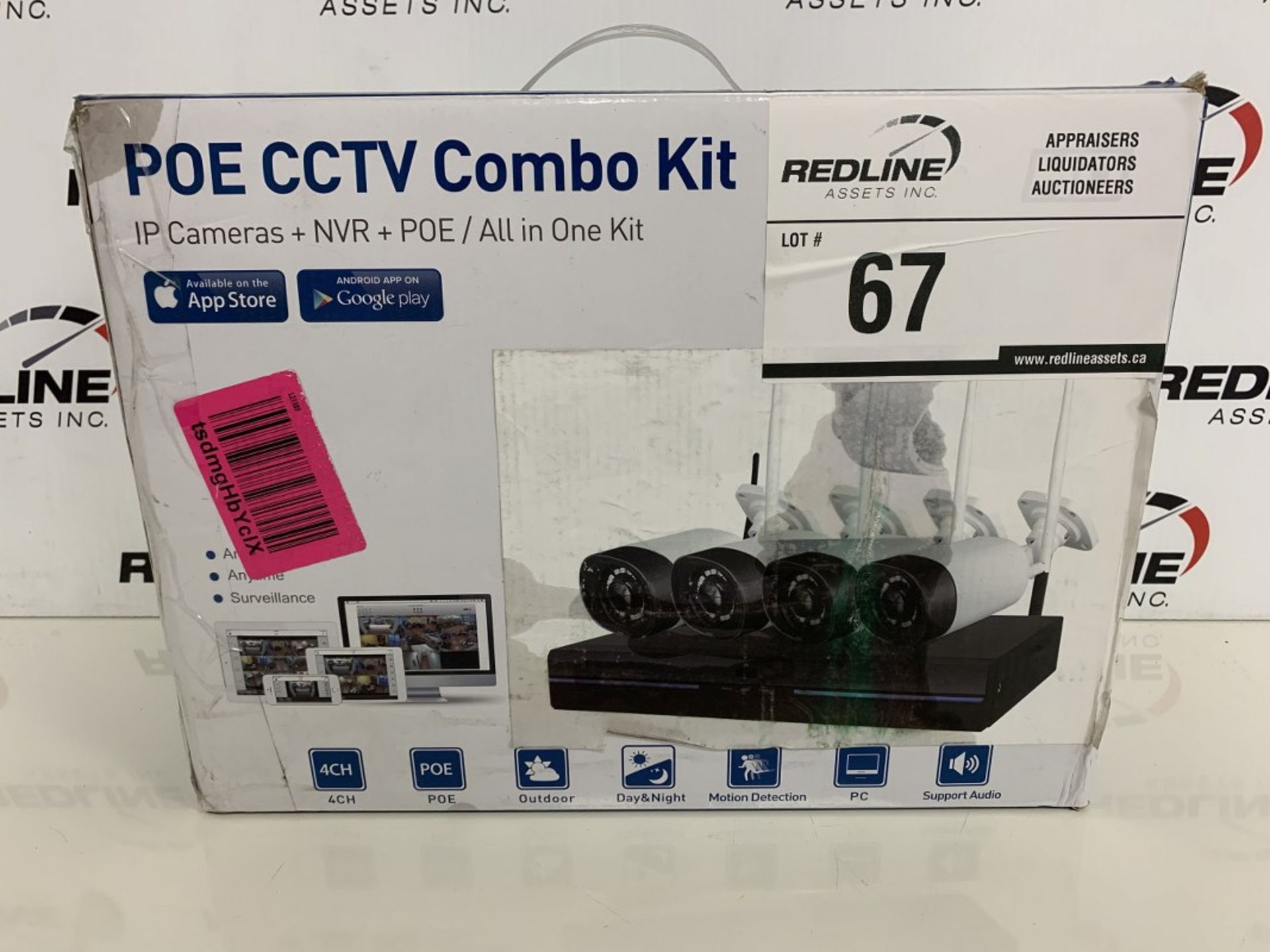 Poe 4 Camera Cctv Combo Kit