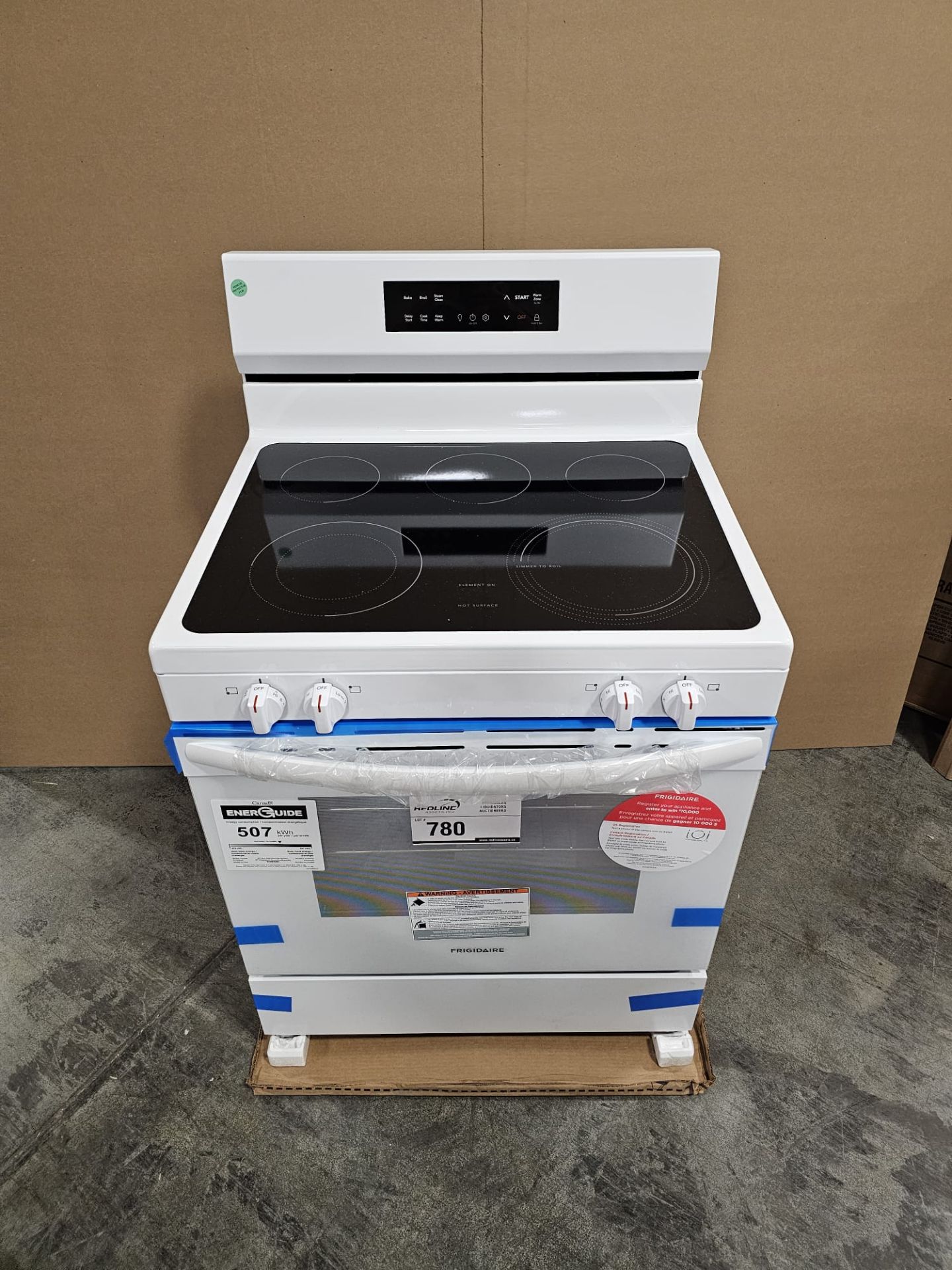 Frigidaire - Range, Electric, 30 inch Exterior Width, Self Clean, 5 Burners, 5.3 cu. ft. Capacity - Image 2 of 5