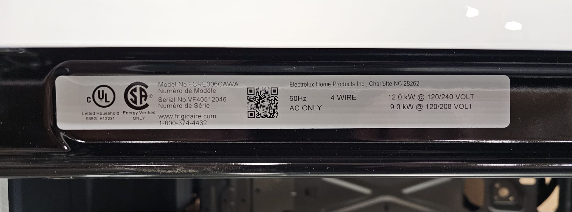 Frigidaire - Range, Electric, 30 inch Exterior Width, Self Clean, 5 Burners, 5.3 cu. ft. Capacity - Image 5 of 5