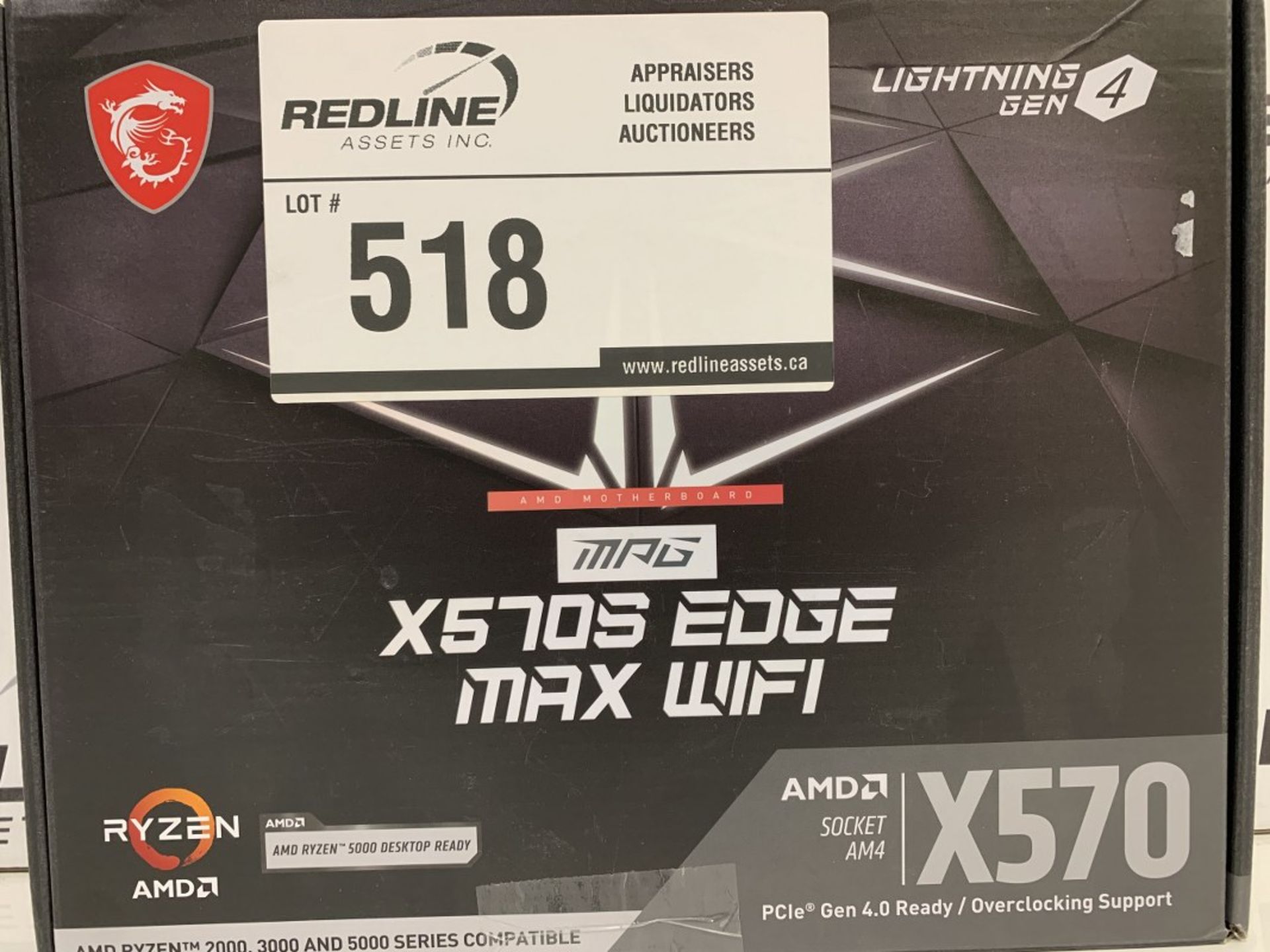 Msi - Mpg X570S Edge Max Wifi Amd Motherboard