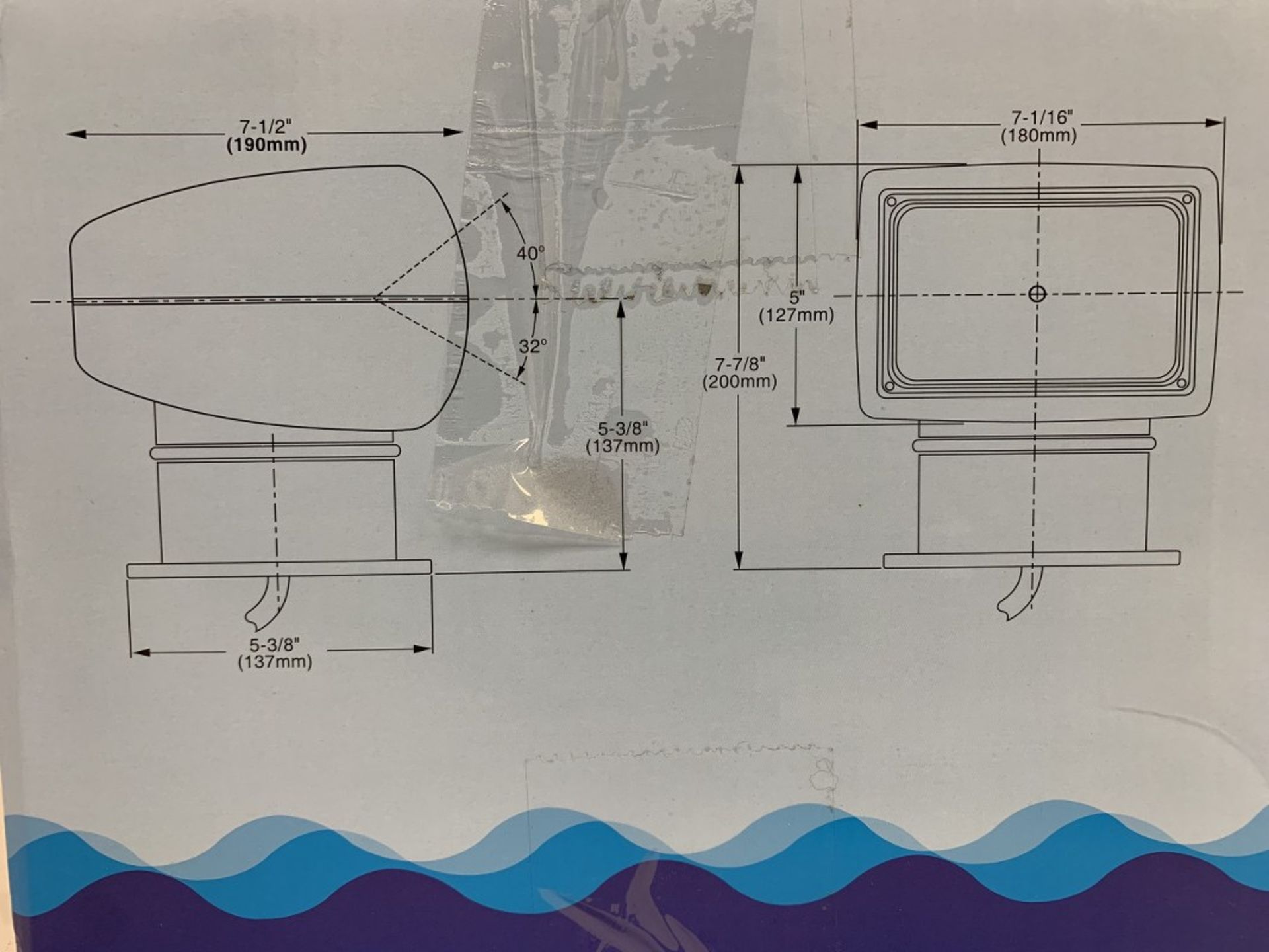 Remote Control Marine Searchlight - Image 2 of 3