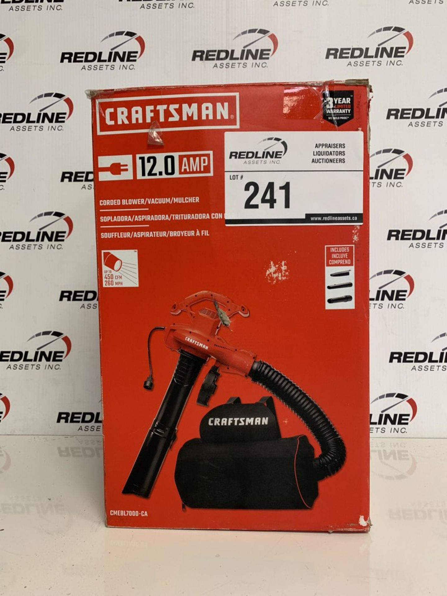 Craftsman - 12 Amp Corded Blower