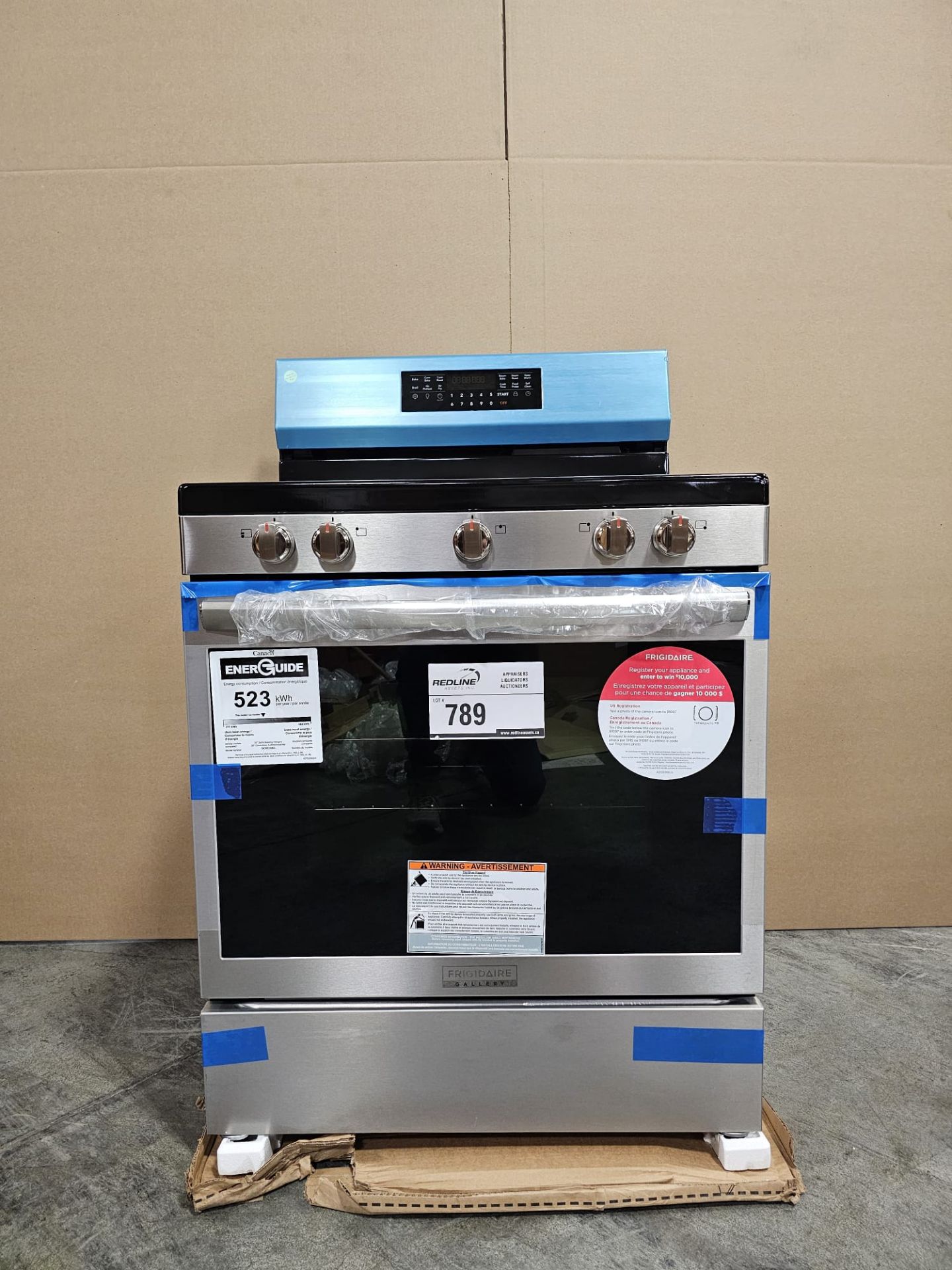 Frigidaire Gallery - Range, Electric, 30 inch Exterior Width, Self Clean, Convection, 5 Burner