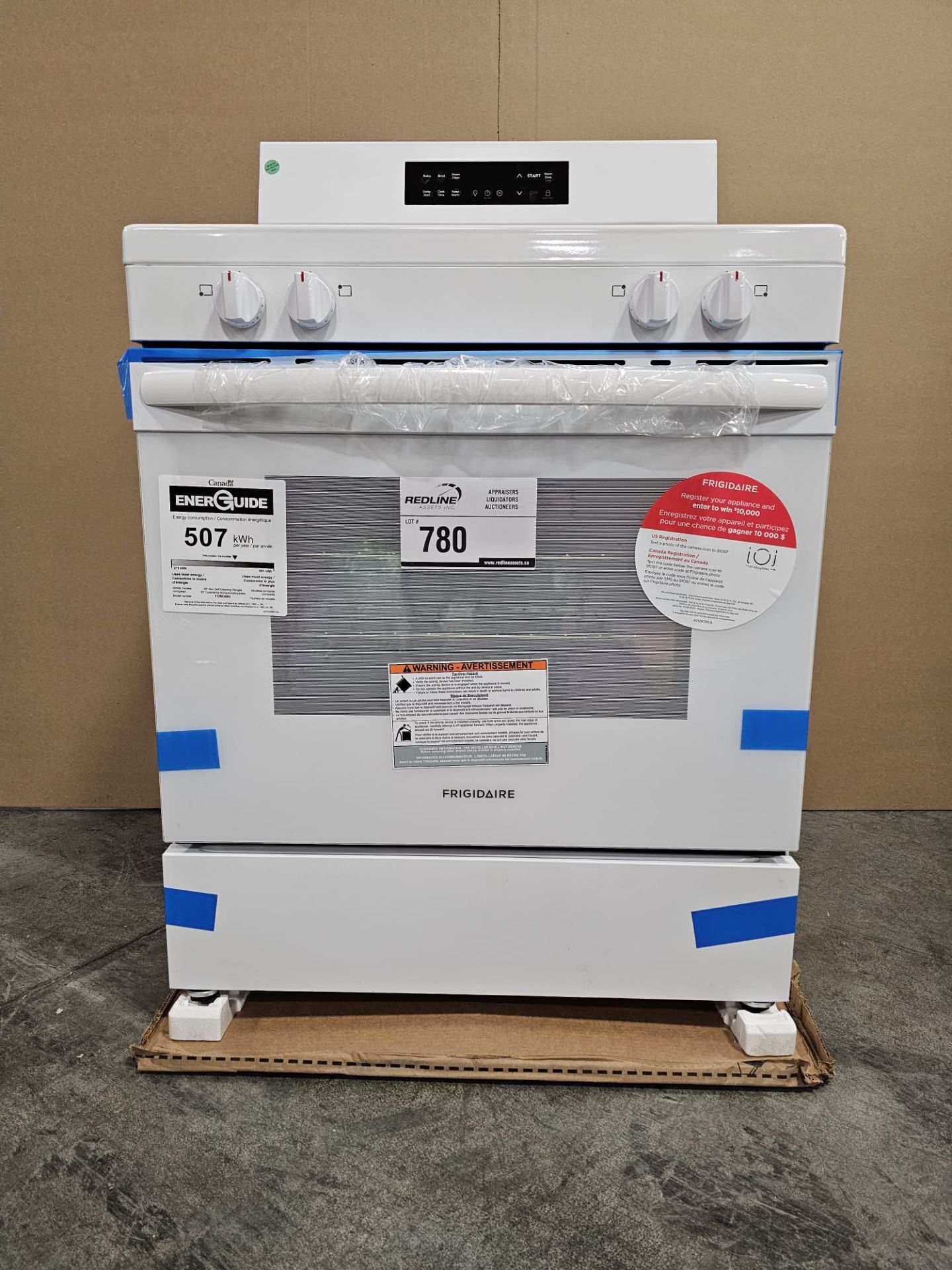 Frigidaire - Range, Electric, 30 inch Exterior Width, Self Clean, 5 Burners, 5.3 cu. ft. Capacity