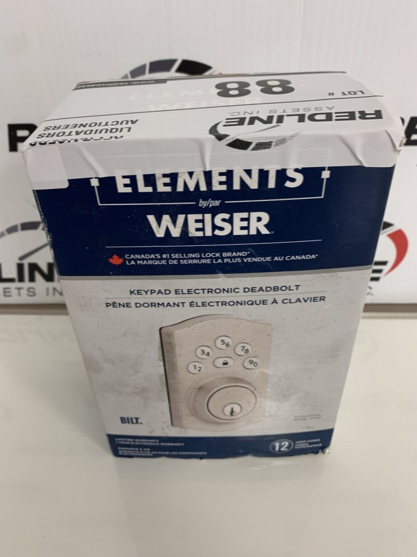 Weiser - Power Bolt 2 - Touchpad Electronic Deadbolt