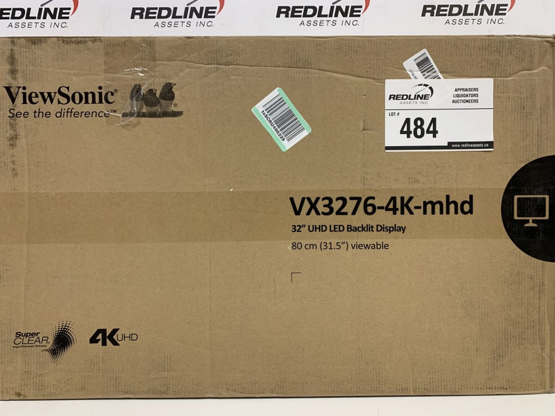 Viewsonic - 32 Inch 4K Uhd Monitor With Ultra-Thin Bezels