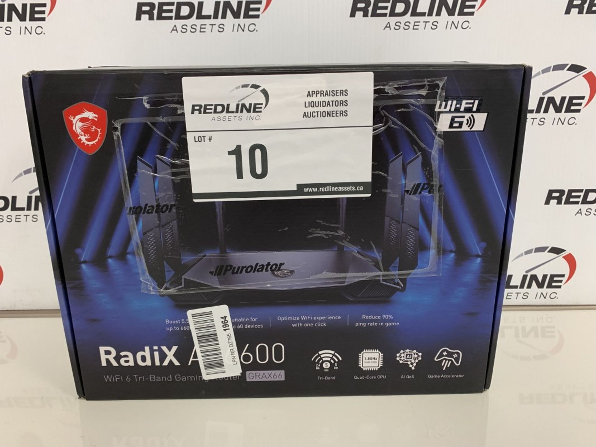 Msi - Radix Ax6600 - Wifi 6 Tri-Band Gaming Router