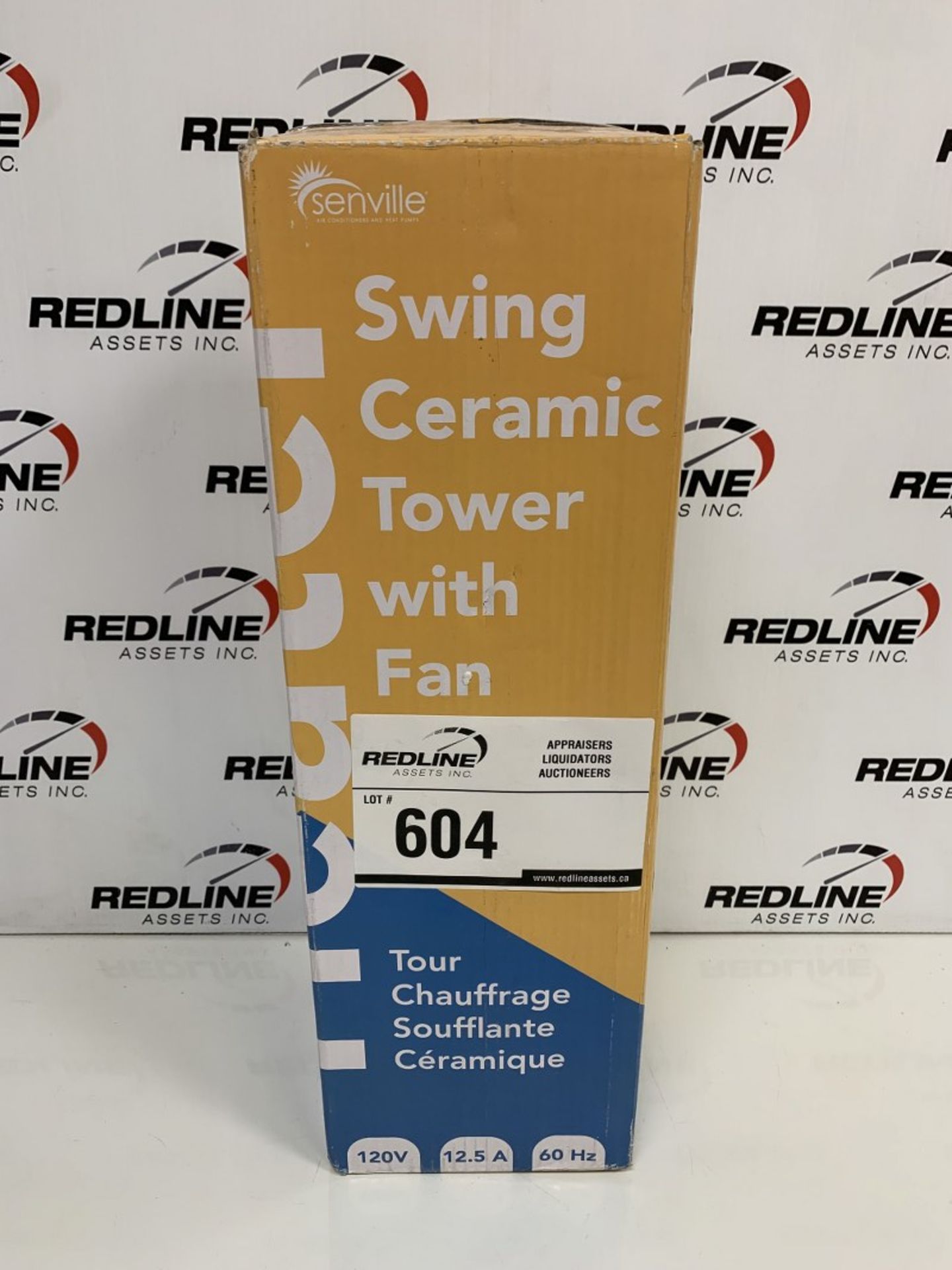Senville - Swing Ceramic Tower With Fan