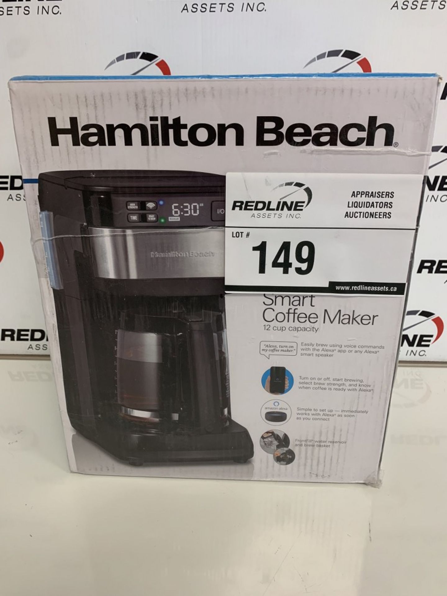Hamilton Beach - Smart Coffee Maker With 12 Cup Capacity