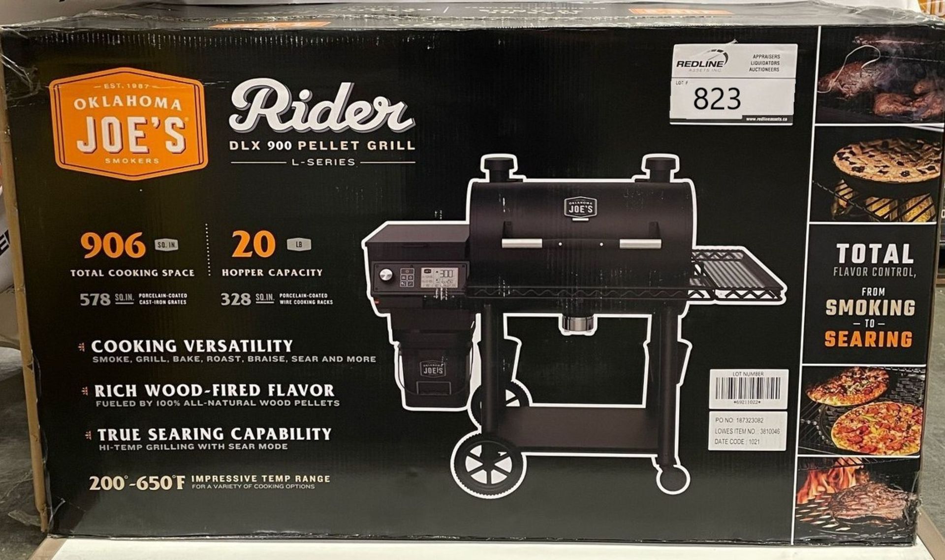 Oklahoma Joe's - Rider - DLX 900 Pellet Grill - L Series