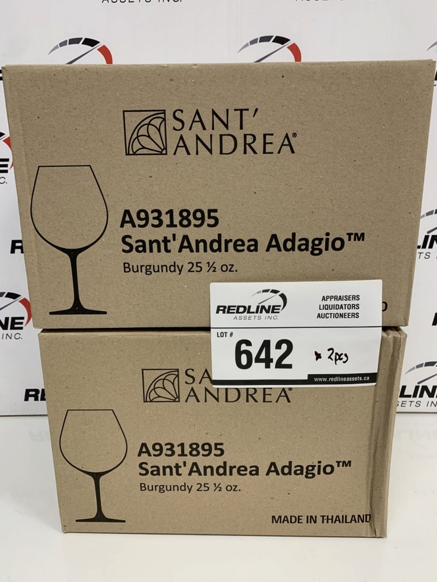 Sant Andrea Wine Glasses 6/Box X 2 Boxes