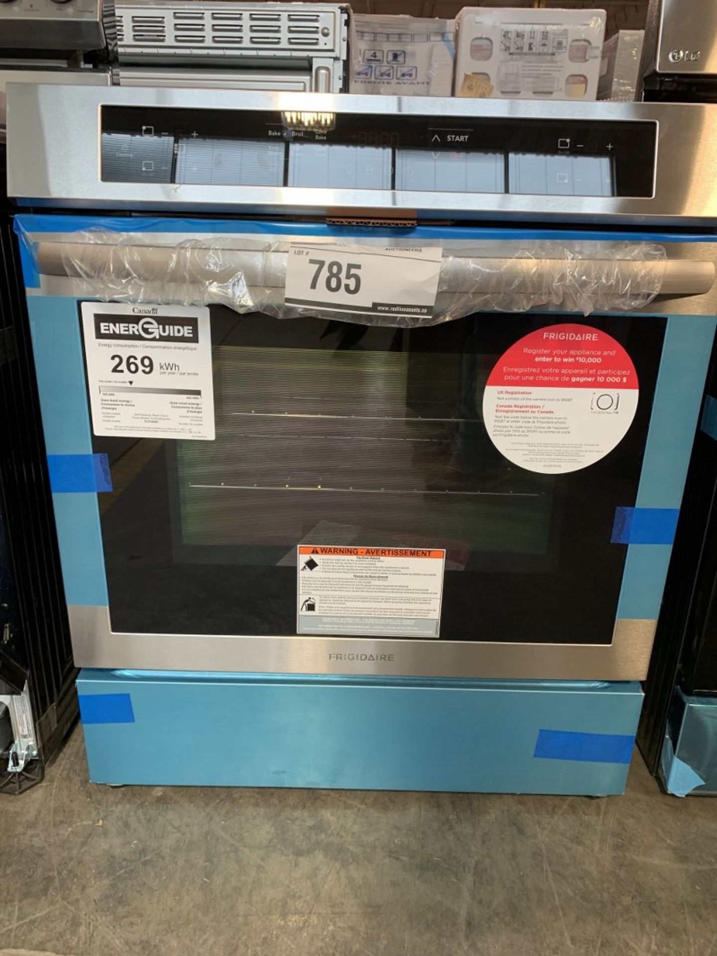 Frigidaire Range - Induction, 30 inch Exterior Width, Self Clean, Convection, 4 Burners, 5.3 cu. ft.