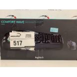 Logitech - Comfort Wave Mk570 Keyboard & Mouse Combo