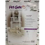 Pet Gate - 39" Steel Pet Gate