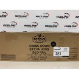 Regalo - Swing Down Extra Long Bed Rail - 2220 Ds White