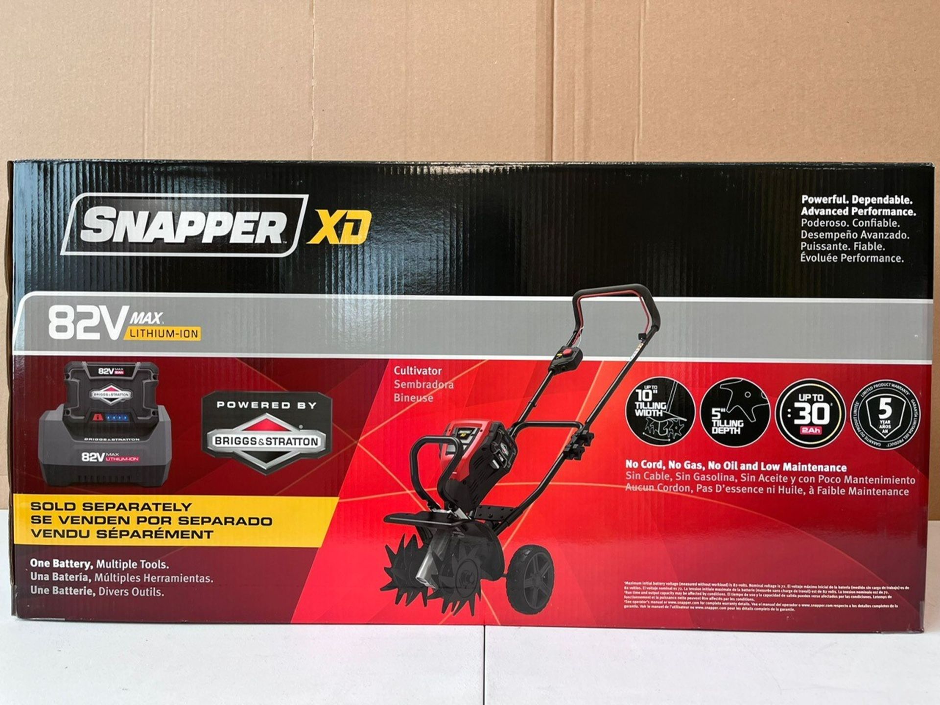 Snapper - Xd 82V Cultivator - Battery Not Included