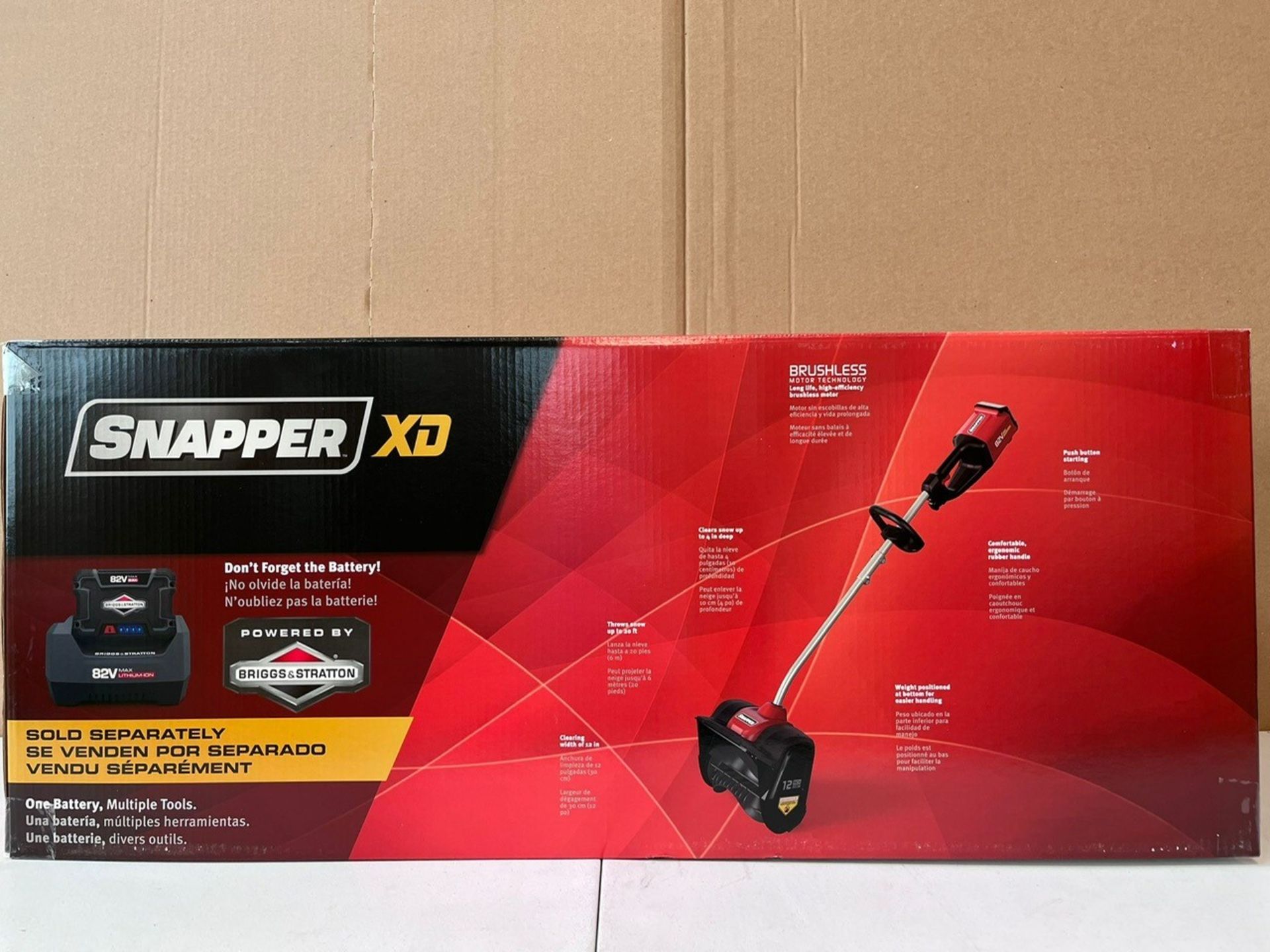 Snapper - Xd 82V Snow Shovel - Battery Not Included - Sxdss82 - Image 2 of 3