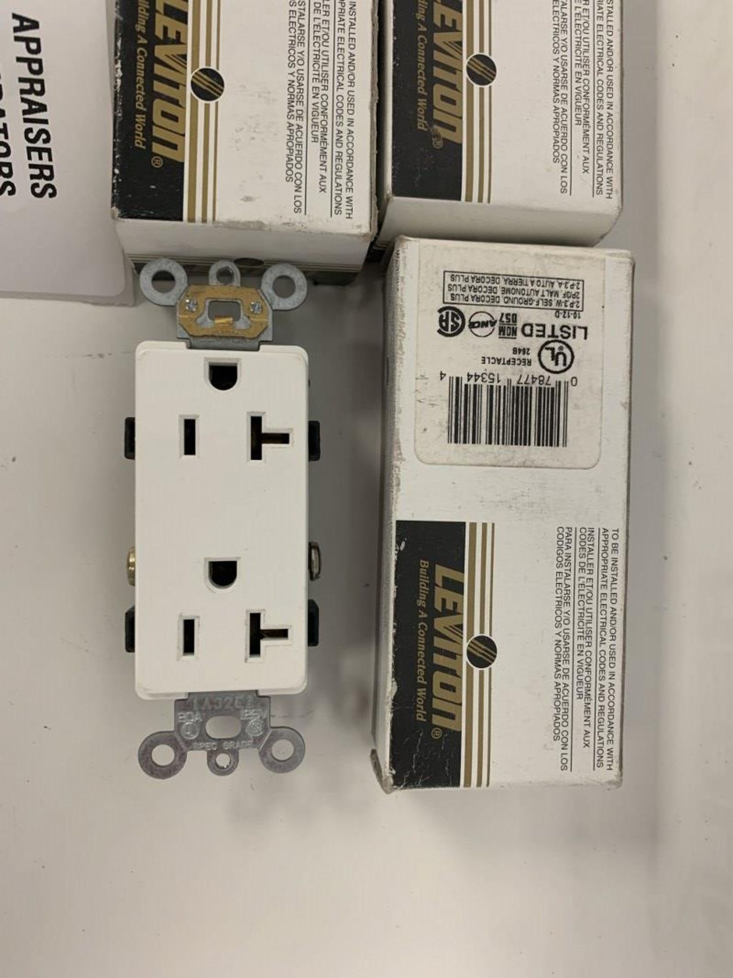 Leviton - 20Amp Outlet - X 6Pcs - Image 2 of 2