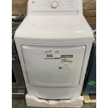 Lg - Electric Dryer, 27 Inch Width, 7.3 Cu. Ft. Capacity, White Colour Ultra Large Capacity,