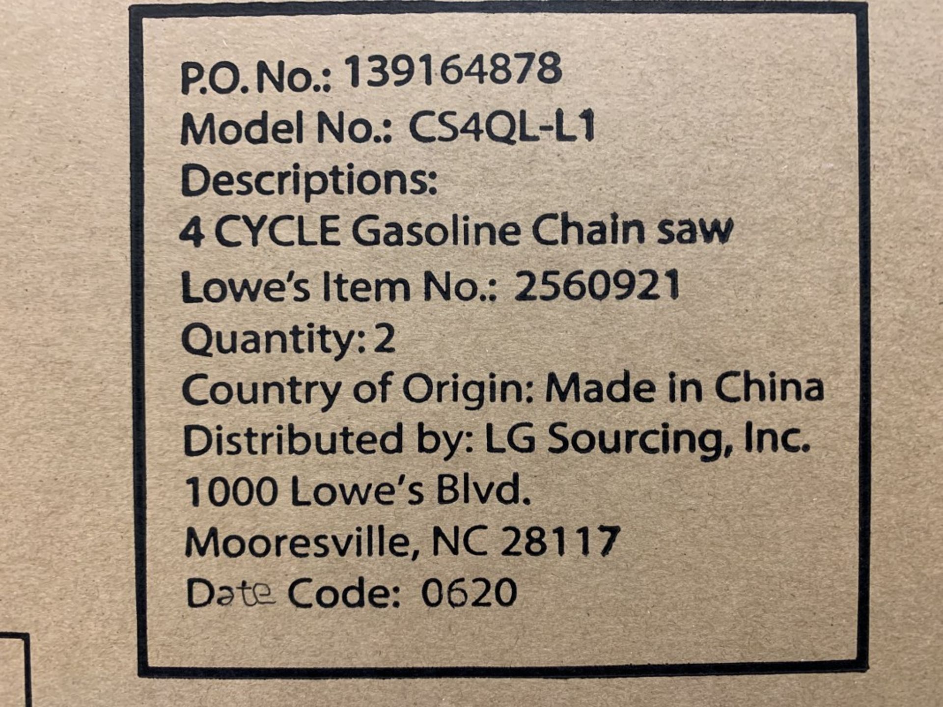 Senix - 18" 4 Cycle Gasoline Chainsaw - Image 4 of 5